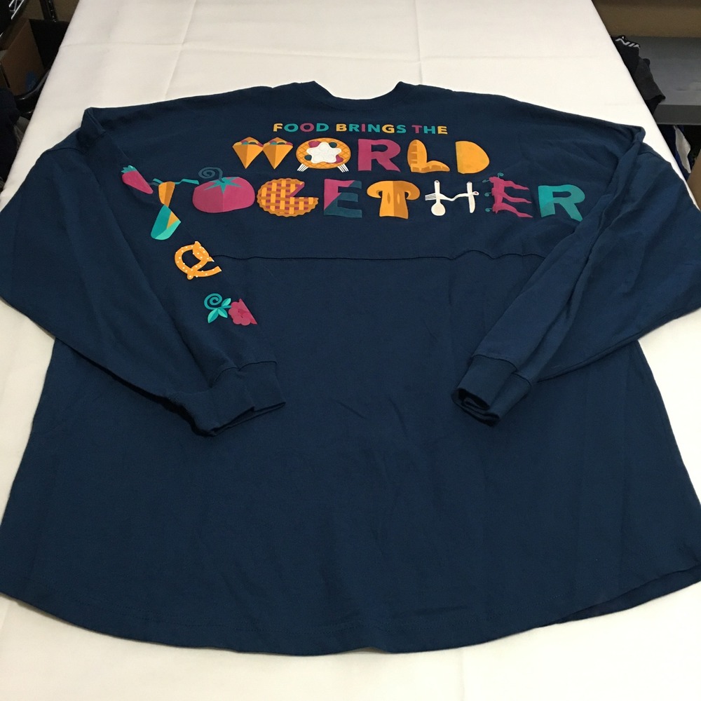 Disney Spirit Jersey Unisex XXL Navy Blue Epcot Food & Wine Festival 2022 NWT